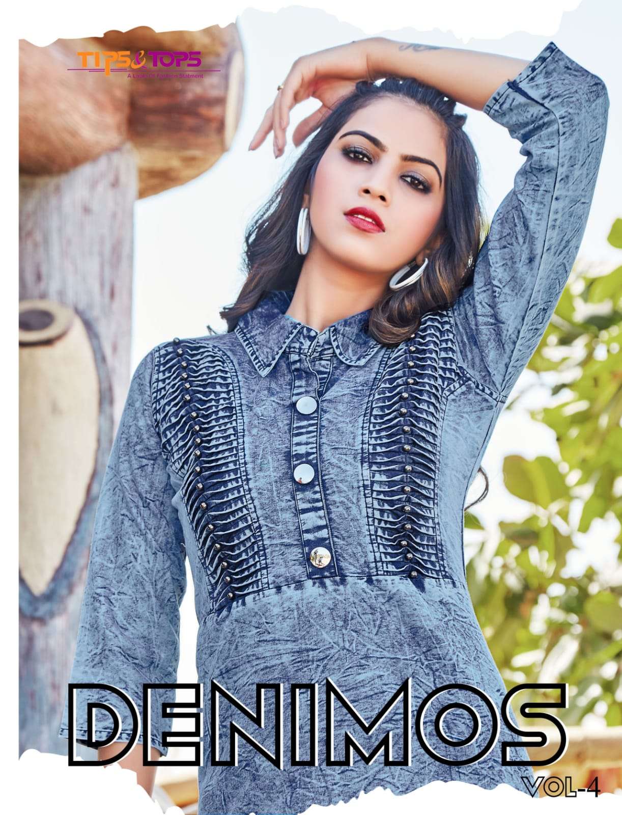 TIPS & TOPS DENIMOS VOL 04 PURE COTTON DENIM WESTERN KURTI WHOLESALER AND DEALER