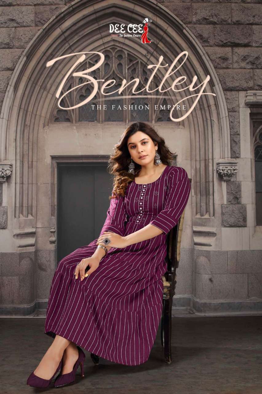 DEE-CEE - BENTLY - NYLON VISCOSE KURTI - S3FOREVER GUJARAT WHOLESALER AND DEALER