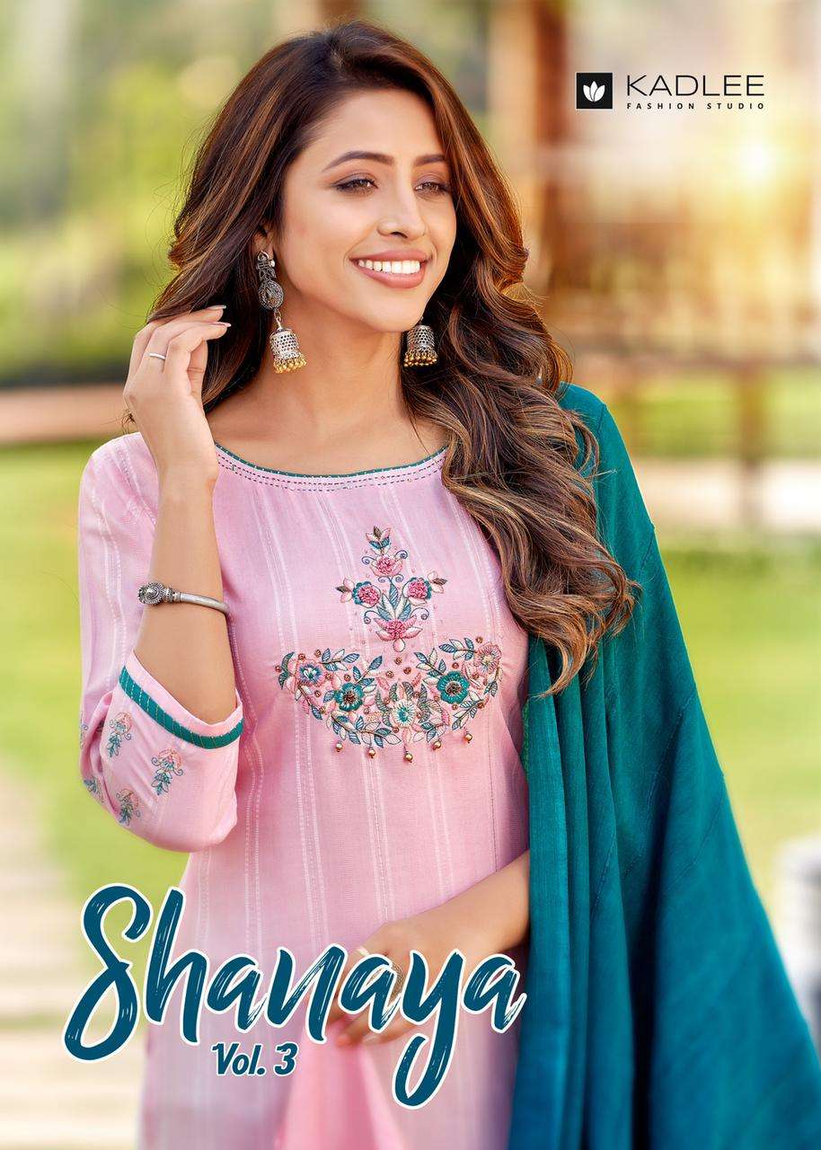 KADLEE - SHANAYA VOL 3 - FANCY TOP WITH BOTTOM AND DUPATTA - S3FOREVER GUJARAT WHOLESALER AND DEALER