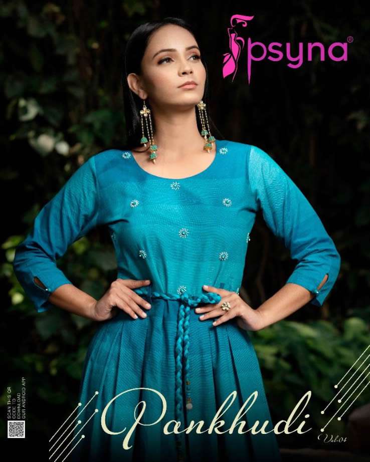 PANKHUDI VOL-4 BY PSYAN BRAND COTTON THARED BUTI WORK KURTI WITH COTTON BELT WHOLESALER AND DEALER