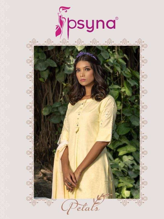 PETALS  BY PSYNA BRAND PREMIUM COTTON LUREX KURTI WITH COTTON PANT AND DIGITAL MAL MAL DUPATTA WHOLE...