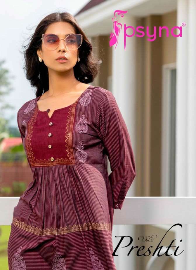 PRESTHI 2 BY PSYNA BRAND COTTON HAND BLOCK AND LACES WORK CLASSY TOP WHOLESALER AND DEALER
