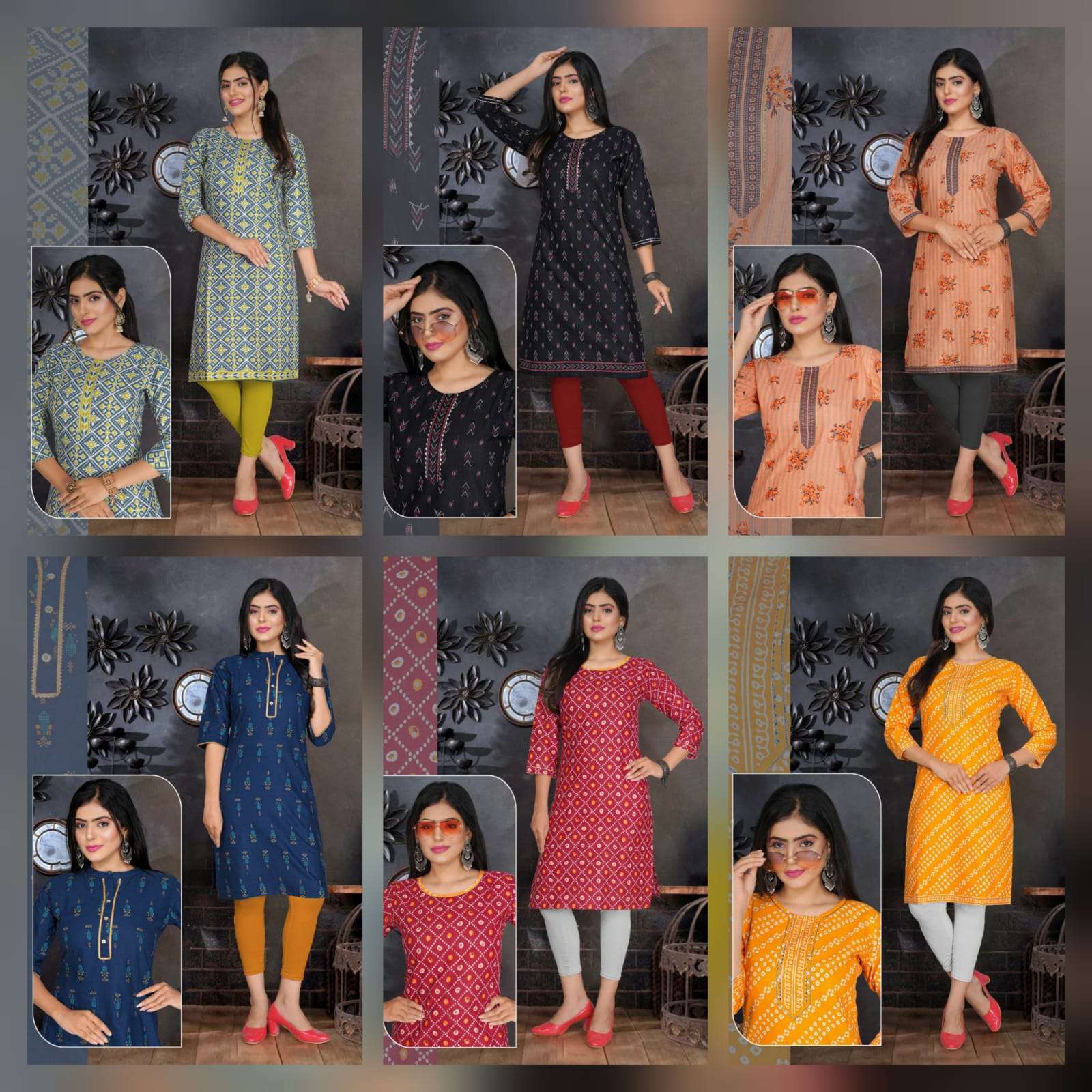 SUHANI BY S3FOREVER BRAND 100% PURE COTTON FLEX WITH ELEGENT PRINT KURTI WHOLESALER AND DEALER