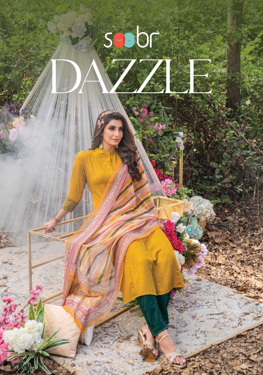 DAZZLE BY SOOBR BRAND COTTON DOBBY KURTI WITH PURE VISCOSE SILK WITH HAND LATKAN DUPATTA WHOLESALER ...