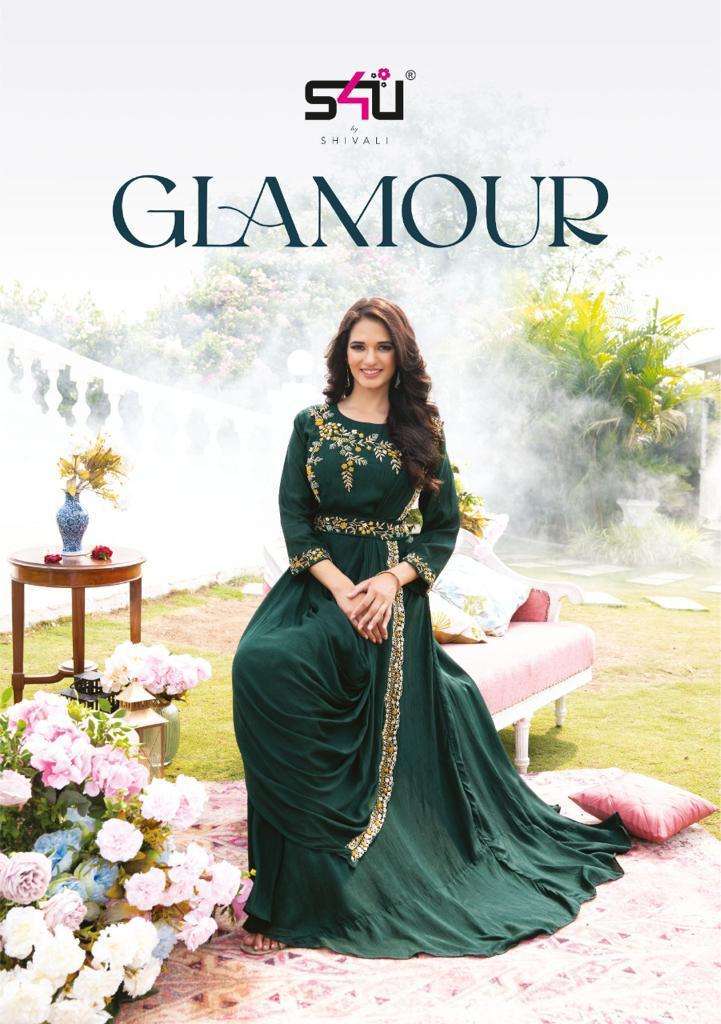 GLAMOUR BY S4U BRAND PURE MUSLIN SILK CROP TOP WITH BEAUTIFUL HAND WORK BY S3FOREVER GUJARAT WHOLESA...