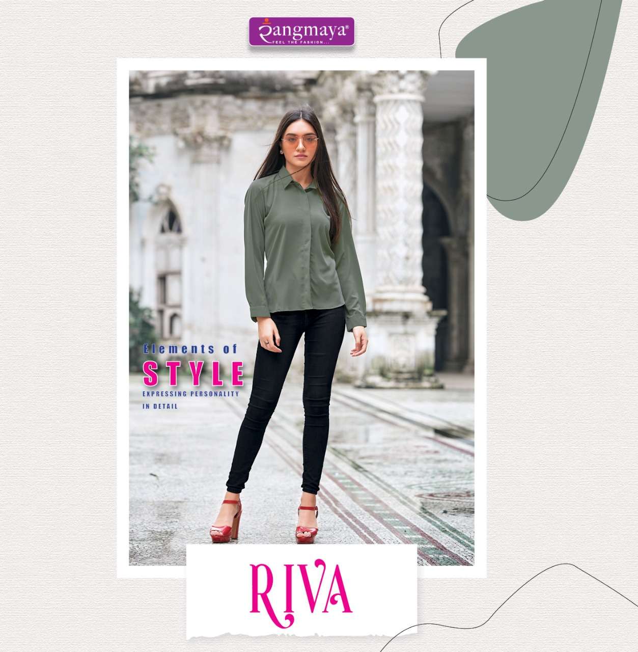 RIVA BY RANGMAYA BRAND FANCY IMPORTED SOFT FABRIC SHORT SHIRT WHOLESALER AND DEALER