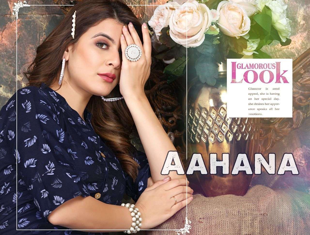 AAHANA VOL 1 BY S3FOREVER BRAND COTTON WITH CLASSY PRINT STRAIGHT KURTI WHOLESALER AND DEALER