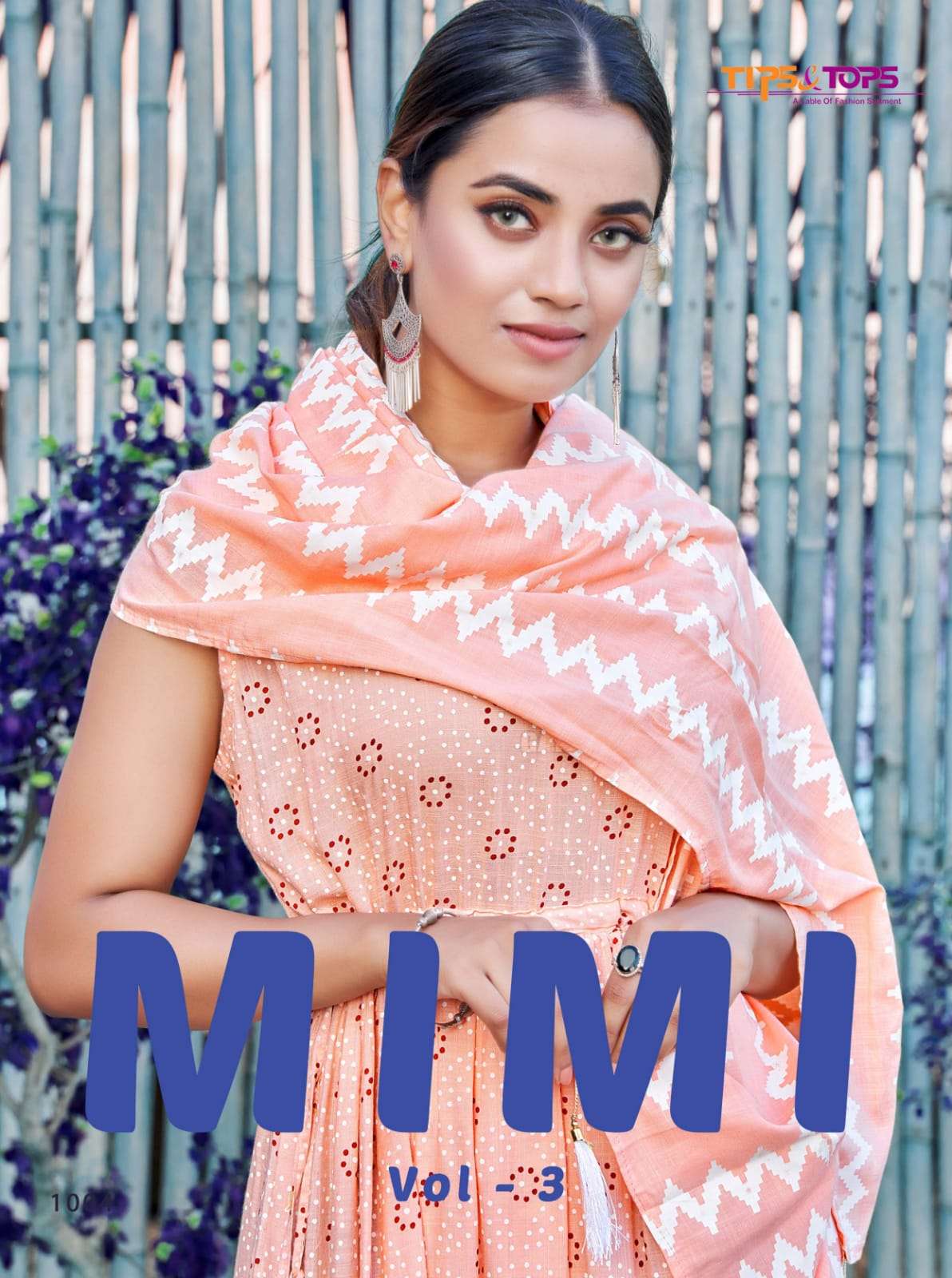  MIMI VOL 03 BY TIPS & TOPS BRAND HEAVY RAYON SLUB  PRINTED LONG GOWN KURTI WITH PRINTED DUPATTA WHO...