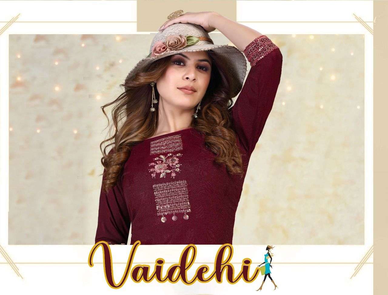 NEW VAIDEHI VOL 1 BY S3FOREVER BRAND 14 KG SELF AMBOSSE BOMBAY RAYON EMBROIDERED WITH SEQUENCE WORK ...