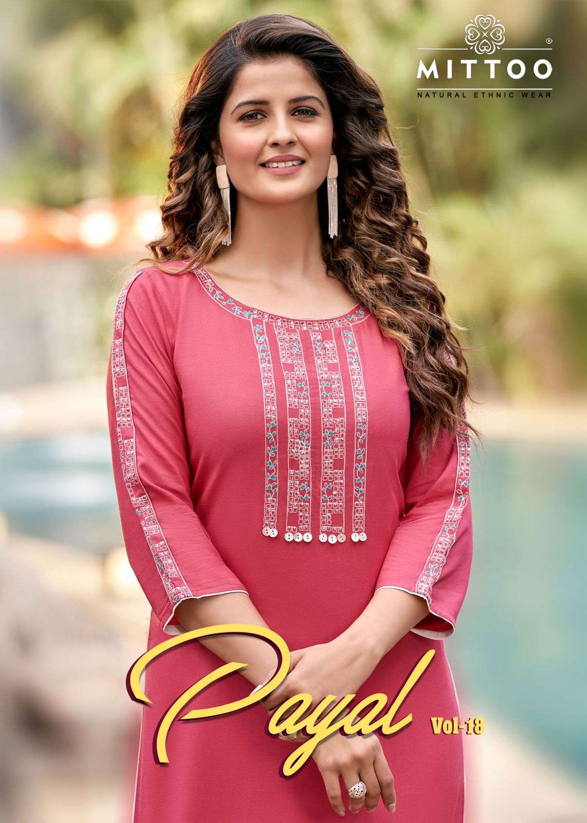 PAYAL VOL 18 BY MITTOO BRAND HEAVY RAYON WITH HANDWORK AND EMBROIDERY STRAIGHT KURTI WHOLESALER AND ...