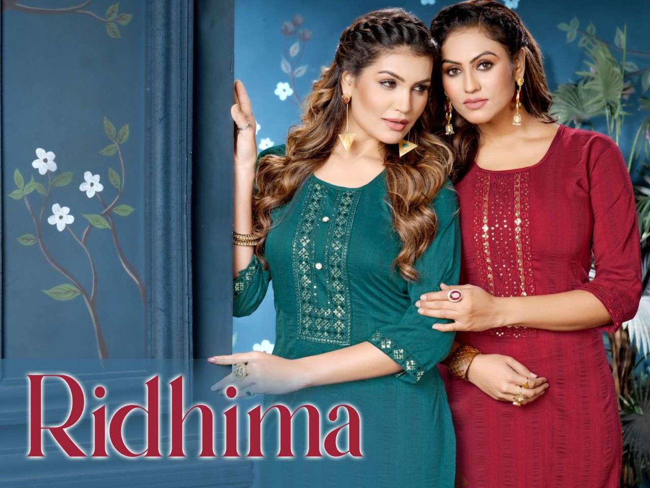  RIDHIMA BY S3 FOREVER BRAND FANCY WITH SEQUENCE WORK CLASSY KURTI WHOLESALER AND DEALER