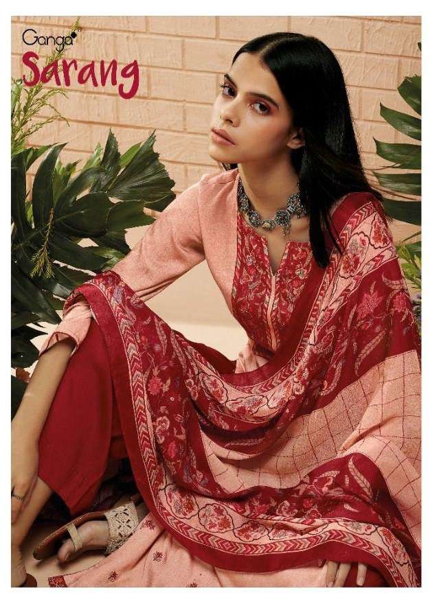 sarang by ganga brand fabric modal satin embroidery work kurti with cotton satin pant and cotton satin dupatta wholesaler and dealer 2022 10 12 12 54 44