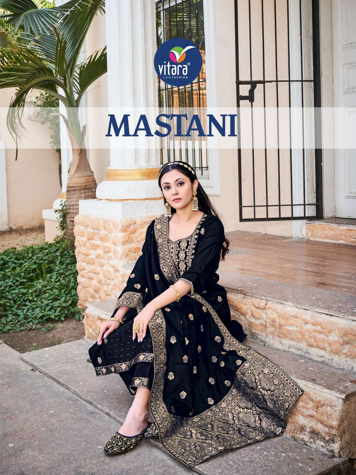 MASTANI BY VITARA BRAND - PURE DOLLA VISCOSE WITH WEAVING JECQURD FABRIC KURTI WITH HEAVY NYLONE DOL...