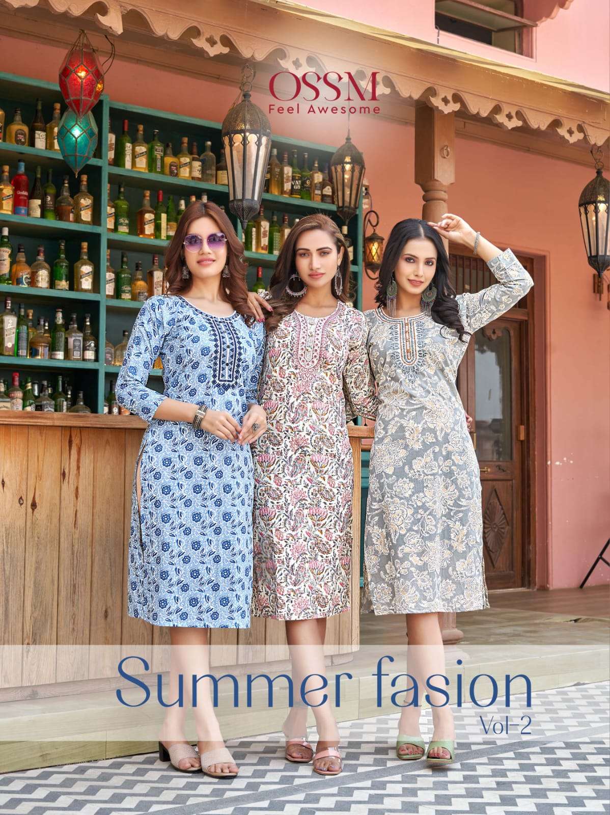 OSSM - SUMMER FASHION VOL 2 - PURE COTTON PRINTED KURTI PERFAT FOR REGULAR WEAR - WHOLESALER AND DEA...