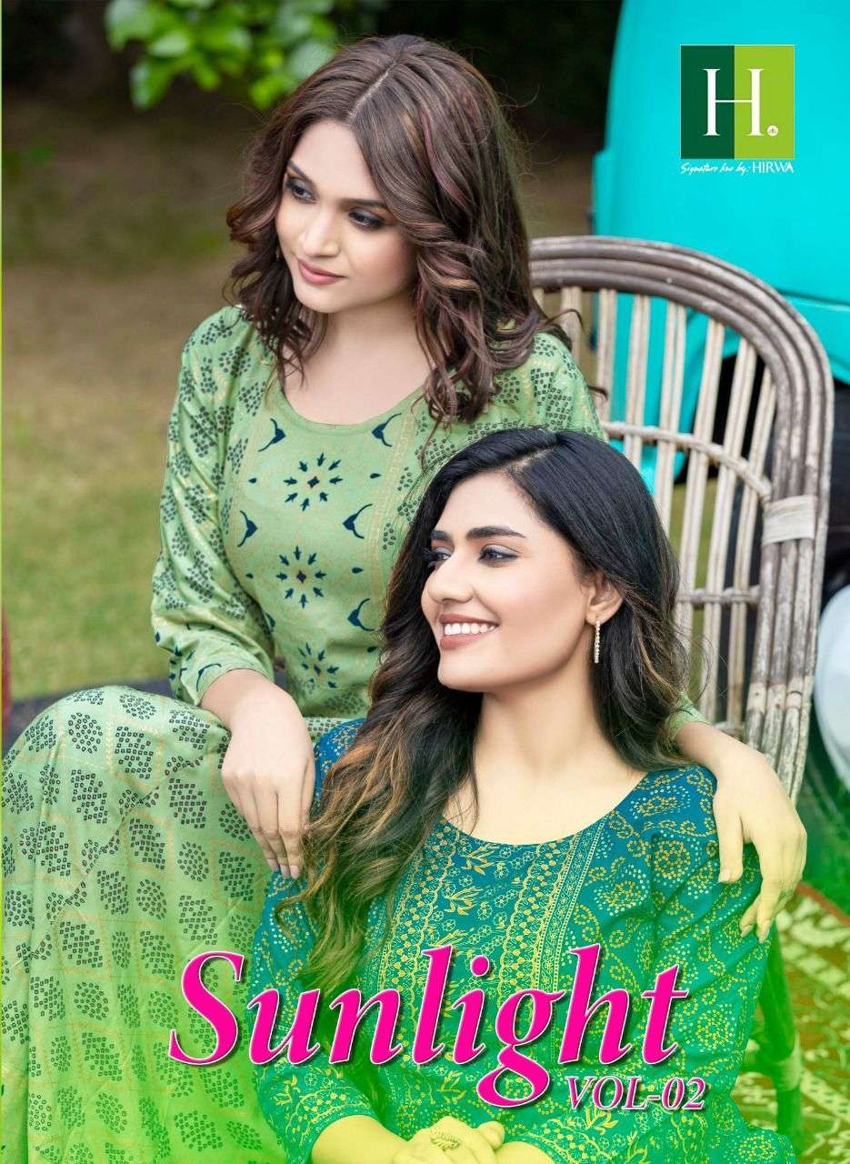 SUNLIGHT VOL 2 BY H.DOT BRAND  - HEAVY RAYON 14 KG LONG ANARKALI KURTI - WHOLESALER AND DEALER