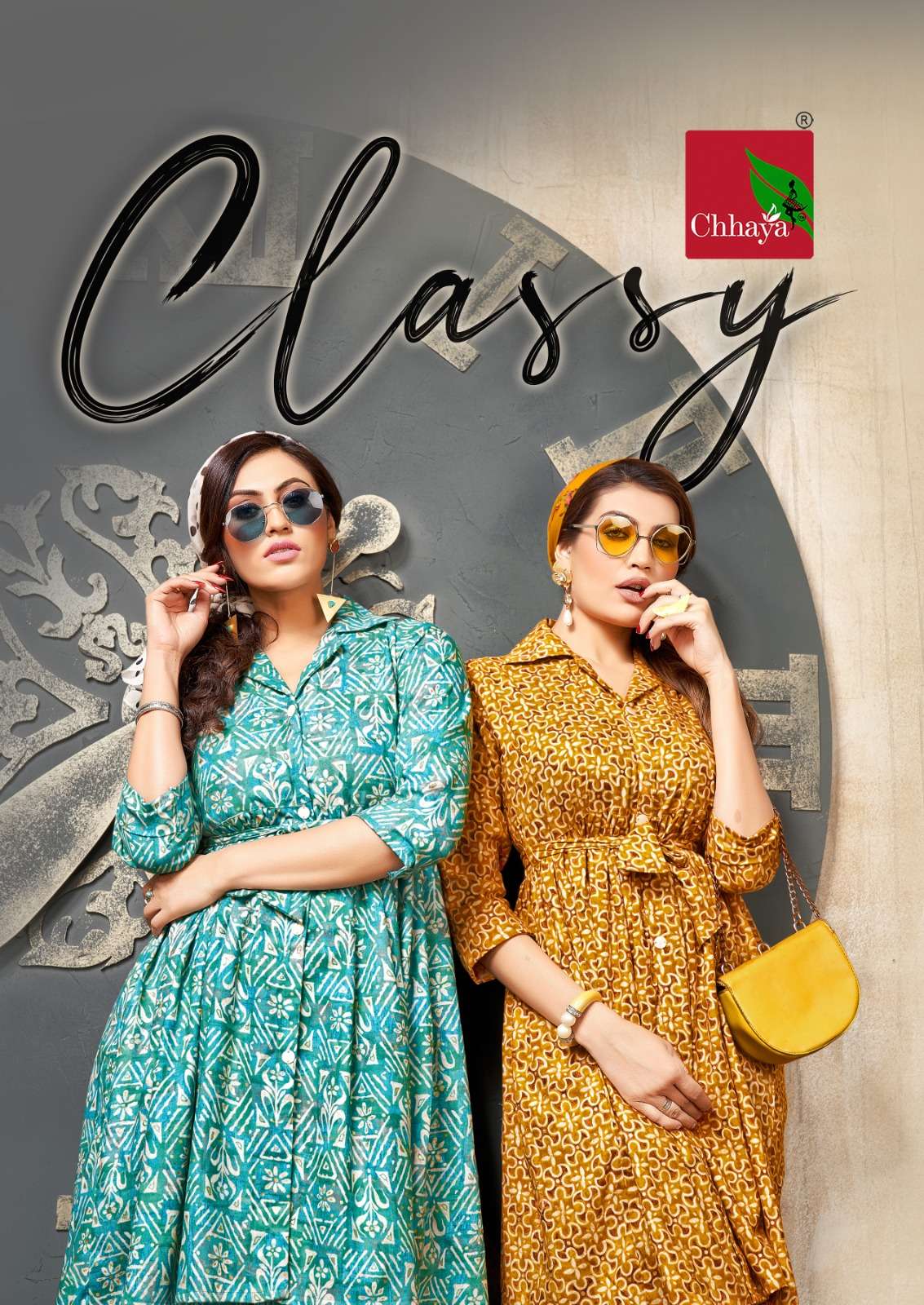 CLASSY HEAVY RAYON FOIL PRINT FABRICS WESTERN LOOK KURTI WITH PANT BY CHAYA KURTI BRAND WHOLESALER A...