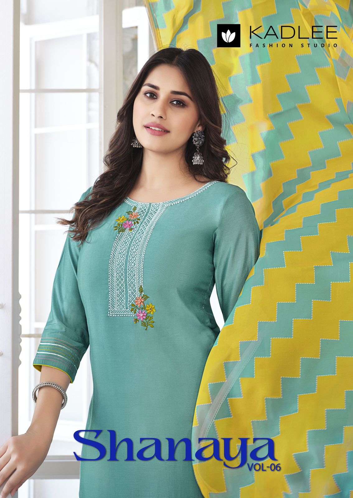 SHANAYA VOL 6 RAYON WEAVING EMBROIDERY AND HANDWORK KURTI WITH COTTON LYCRA PANT AND TABBY DIGITAL D...