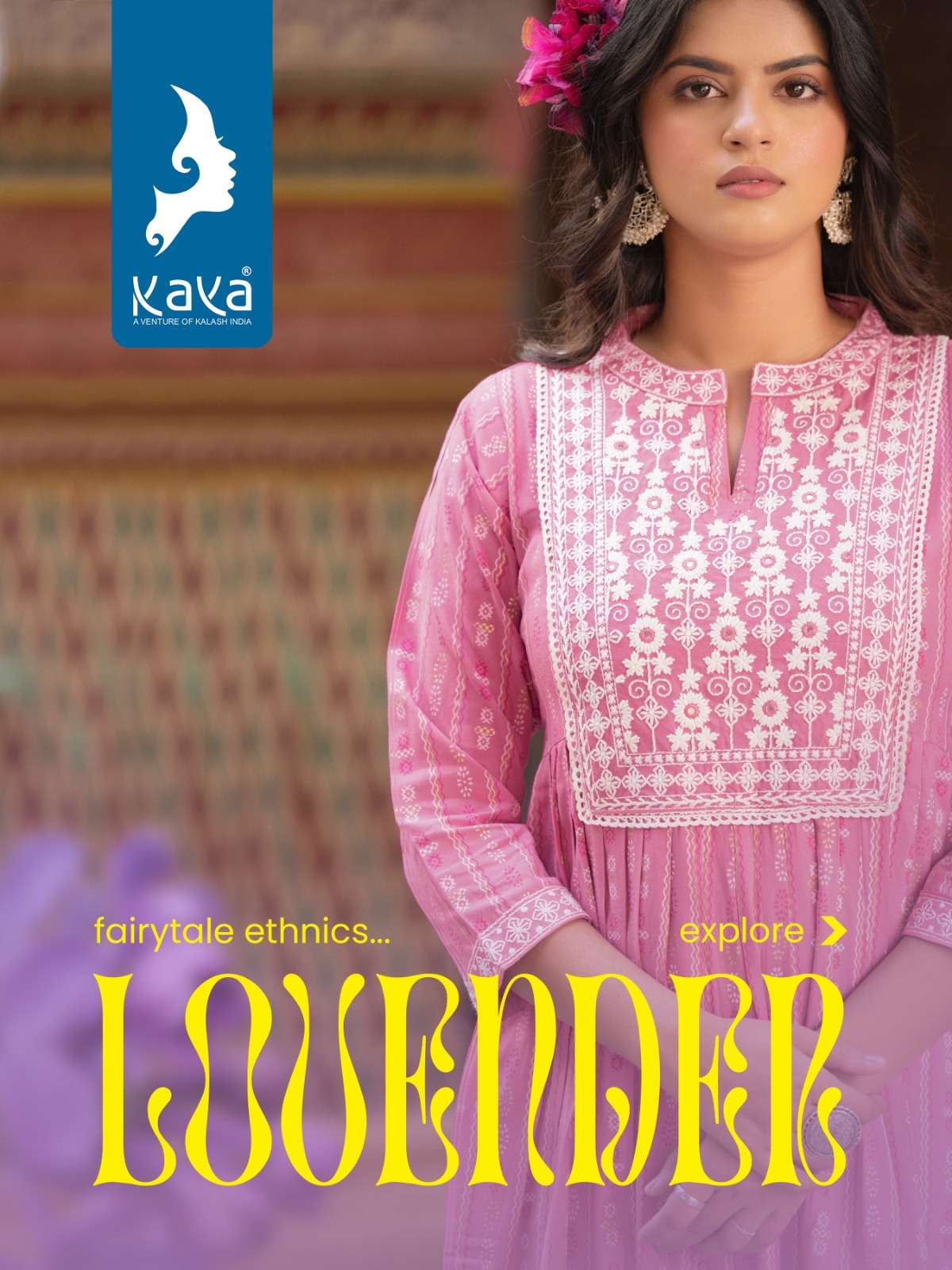 LOVENDER RAYON NYRA CUT KURTI BY KAYA BRAND WHOLESALR AND DELER