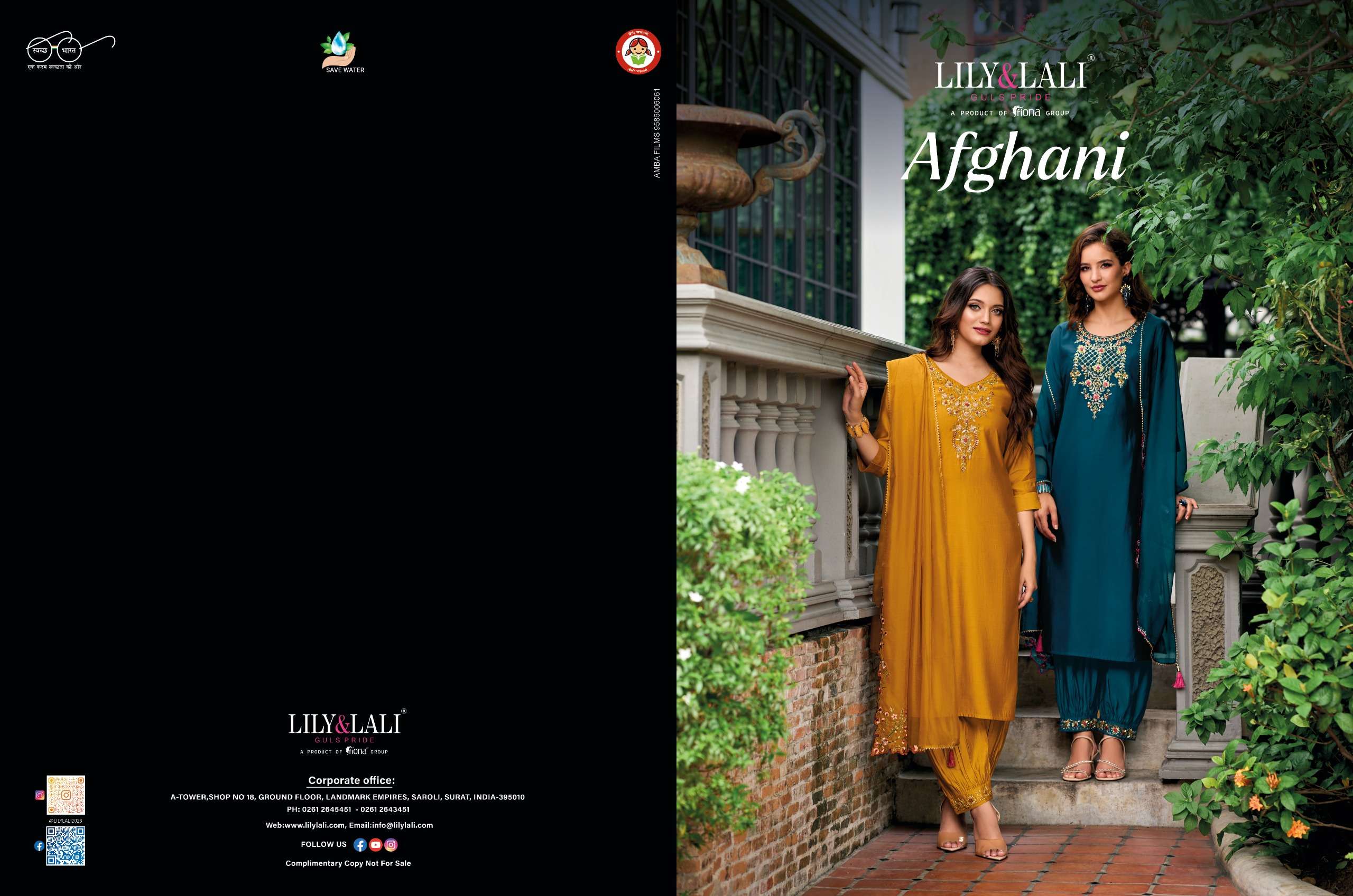 AFGHANI MILAN SILK KURTI WITH BOTTOM AND DUPATTA BY LILY AND LALI BRAND WHOLESALR AND DELER