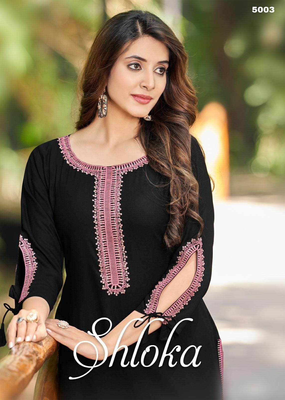 SHLOKA HEAVY RAYON EMBROIDERY KURTI BY S3FOREVER BRAND WHOLESALR AND DELER