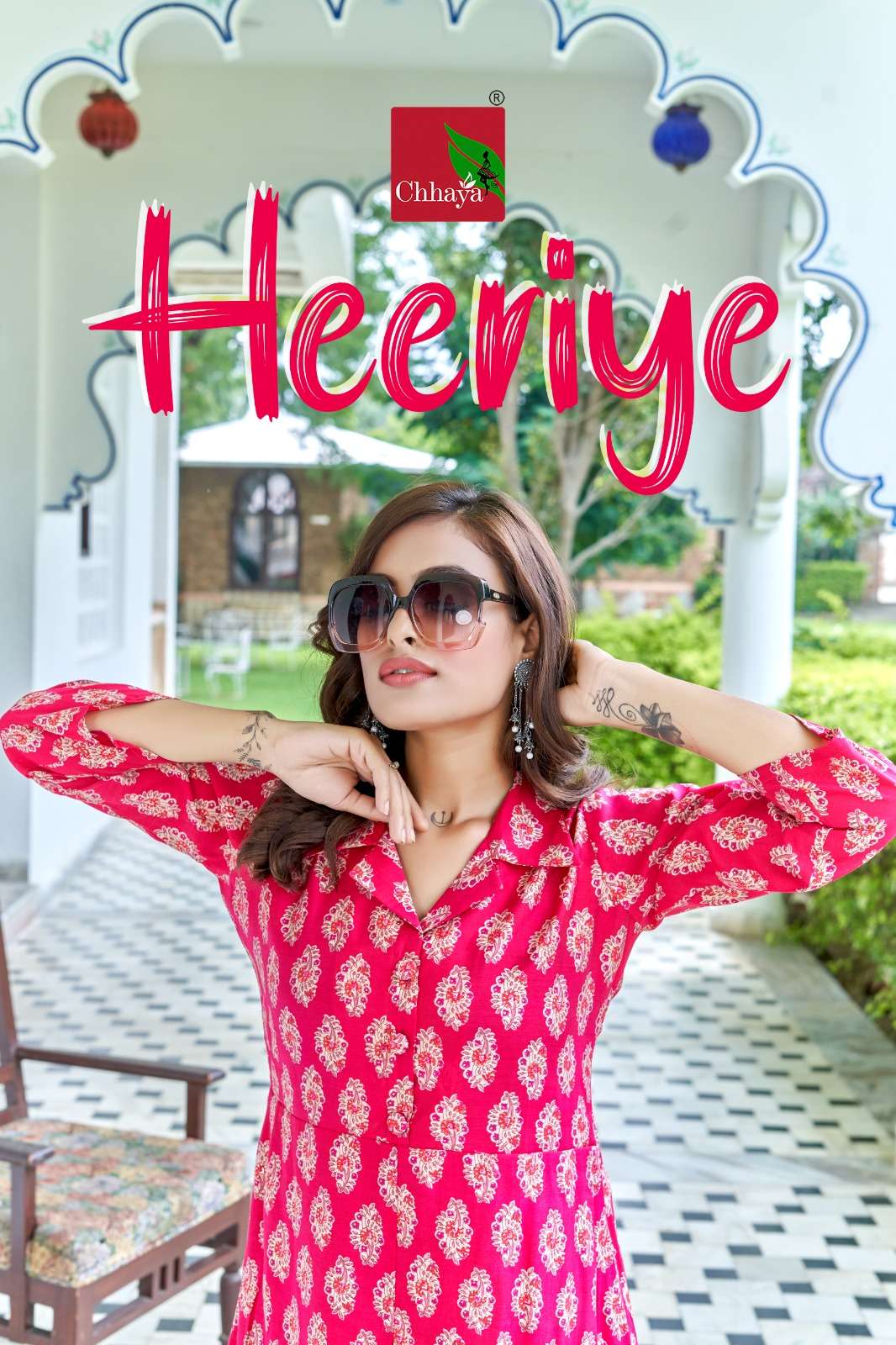 HEERIYE HEAVY MODAL SILK PRINT FANCY KURTI WITH PANT BY CHHAYA KURTI BRAND WHOLESALER AND DEALER