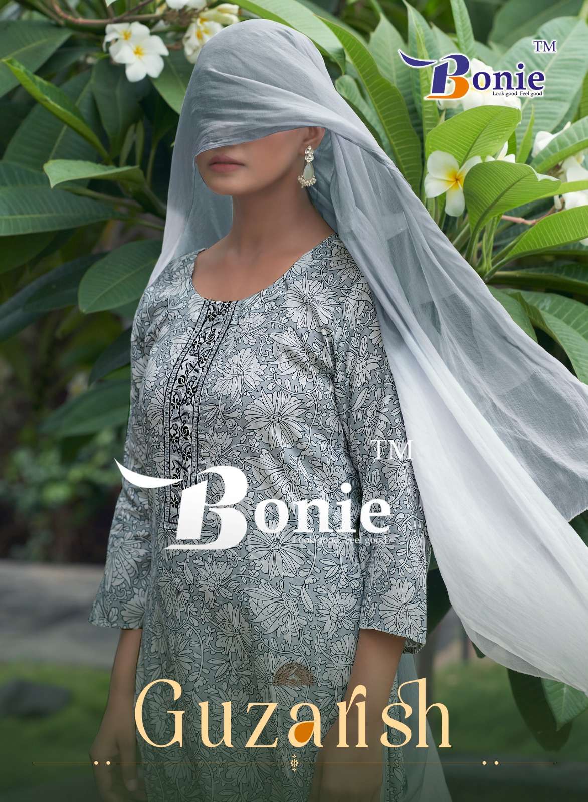 GUZARISH RAYON EMBROIDERY WORK KURTI WITH PANT AND DUPATTA BY BONIE BRAND WHOLESALER AND DEALER