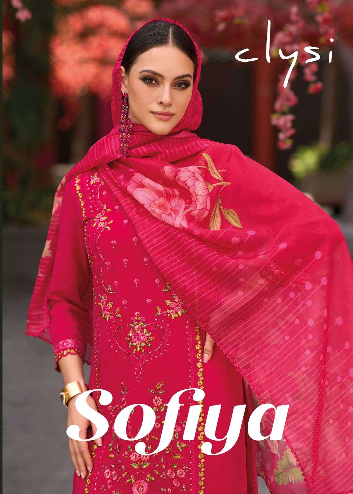 CLYSI SOFIYA SOFTY VISCOSE KURTI WITH BOTTOM AND DUPATTA WHOLESALER AND DEALER