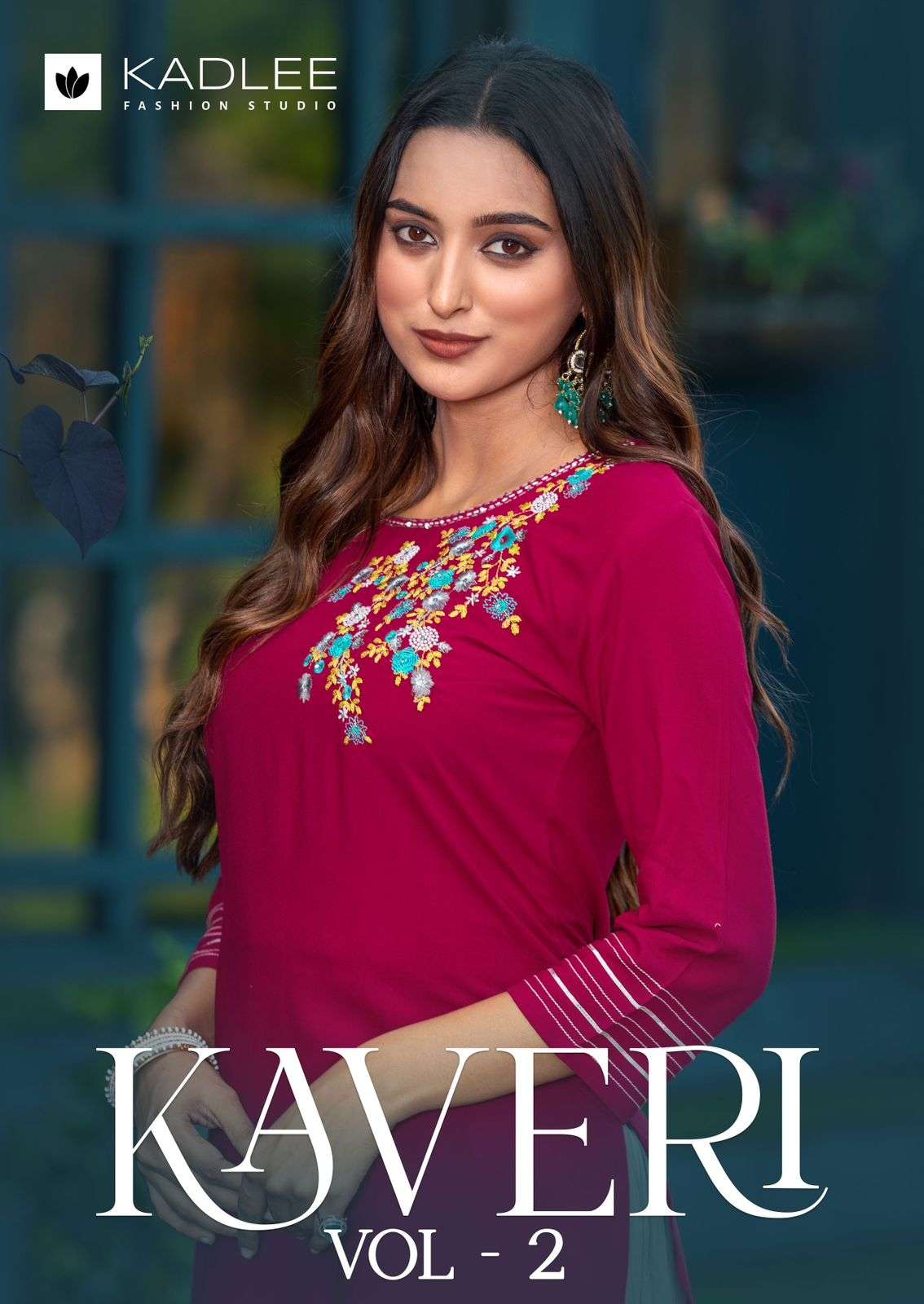 KADLEE KAVERI VOL 2 HEAVY RAYON KURTI  WITH BOTTOM WITH HANDWORK & EMBROIDERY  WHOLESALER AND DEALER