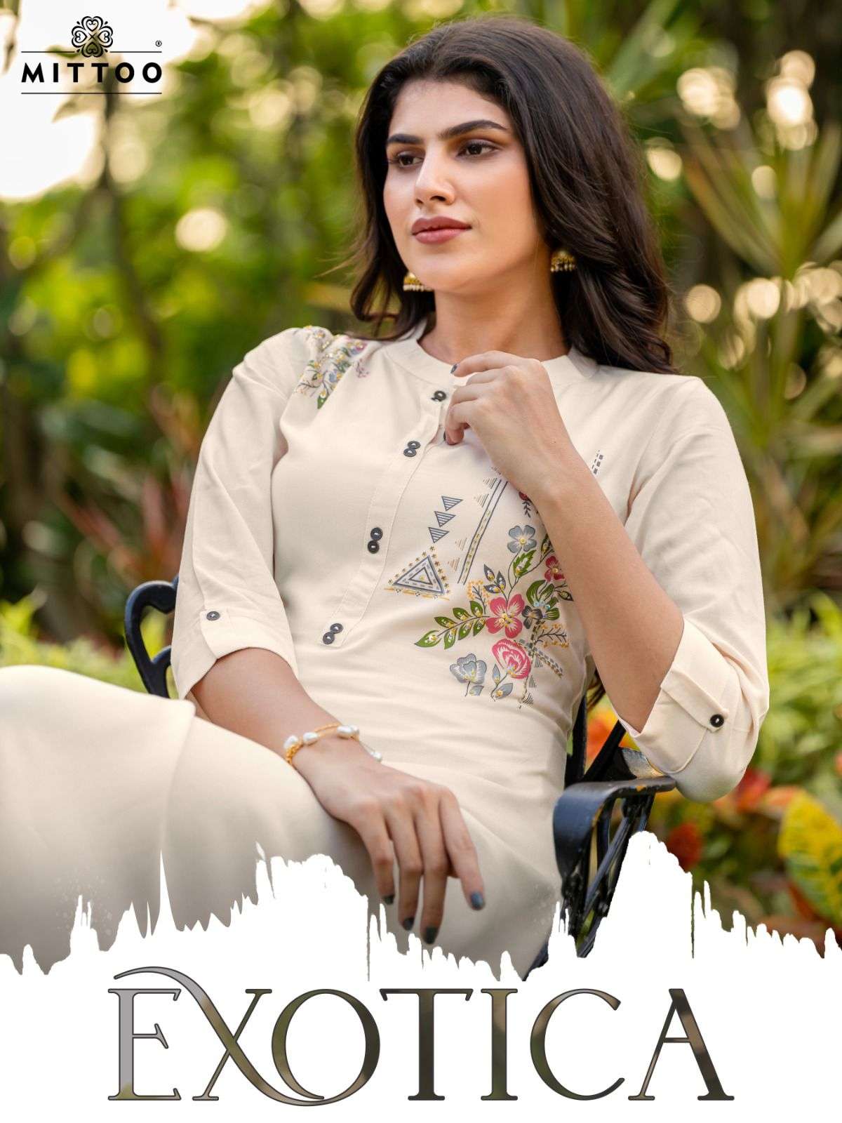 MITTOO EXOTICA HEAVY RAYON KURTI WITH HANDWORK WHOLESALER AND DEALER