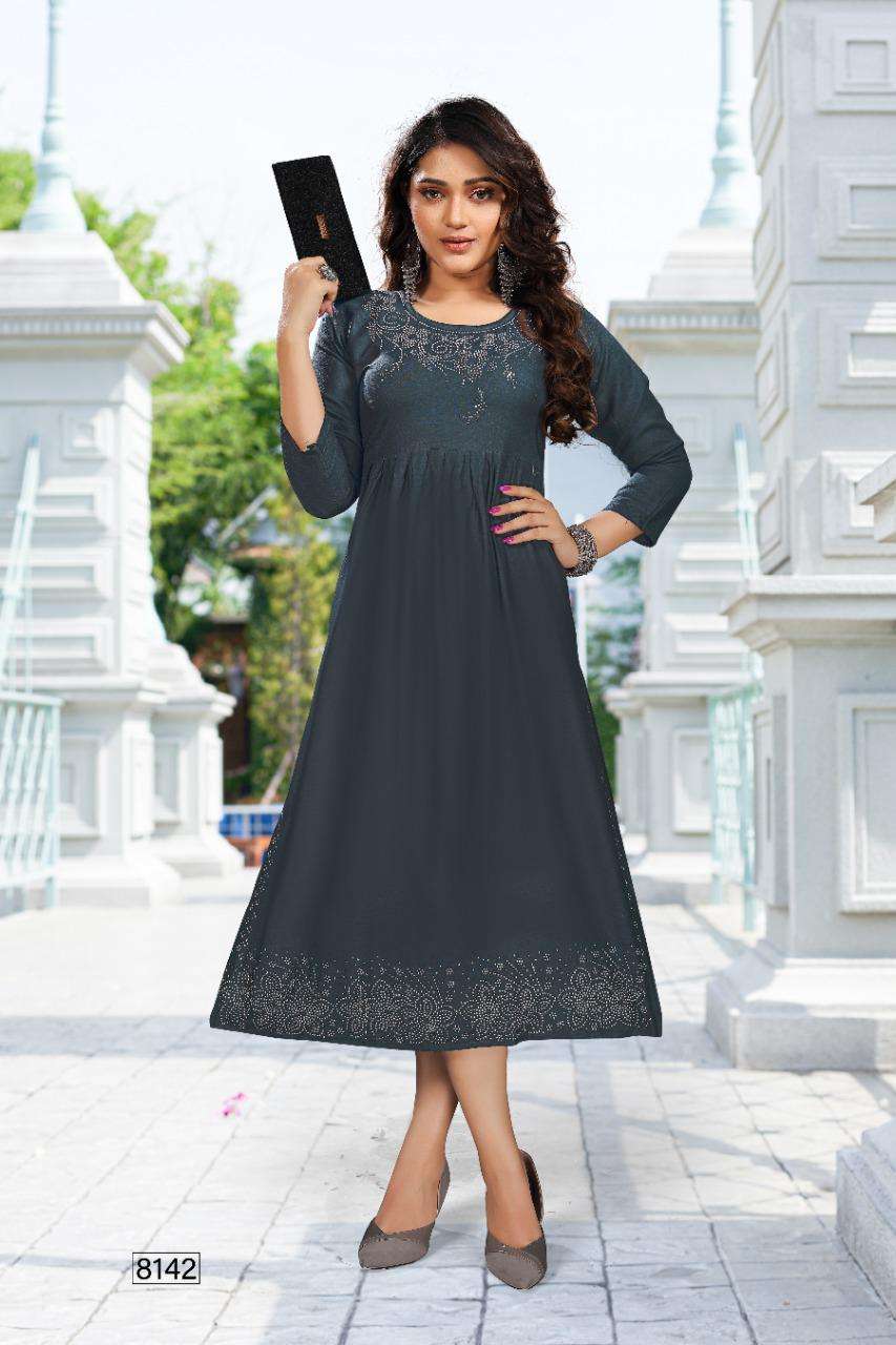 DIAMOND BY FASHION TALK RAYON STONE WORK BEST QUALITY NEW SUPER FANCY  BEAUTIFUL SUMMER WEAR FROCK STYLE KURTI ONLINE EXPORTER IN INDIA SINGAPORE  - Reewaz International | Wholesaler & Exporter of indian