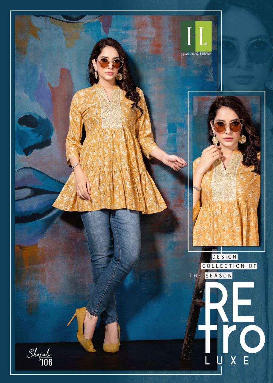 Buy SHUKRANA Rayon Printed Women's Top|Frock Style Regular Top Online In  India At Discounted Prices