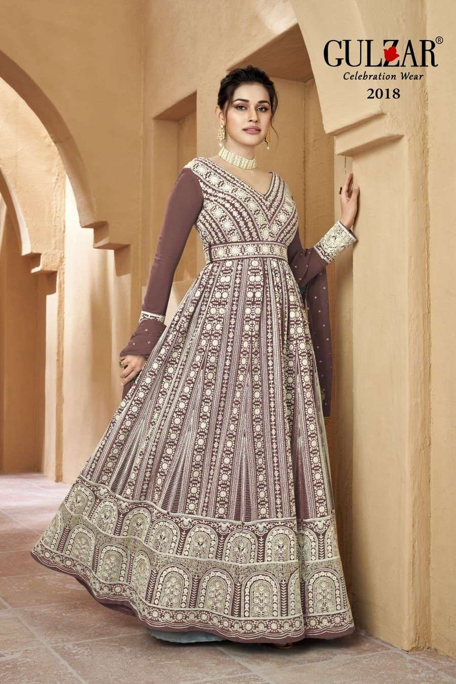 Buy Party Wear Fox Georgette Gown With Dupatta 2023