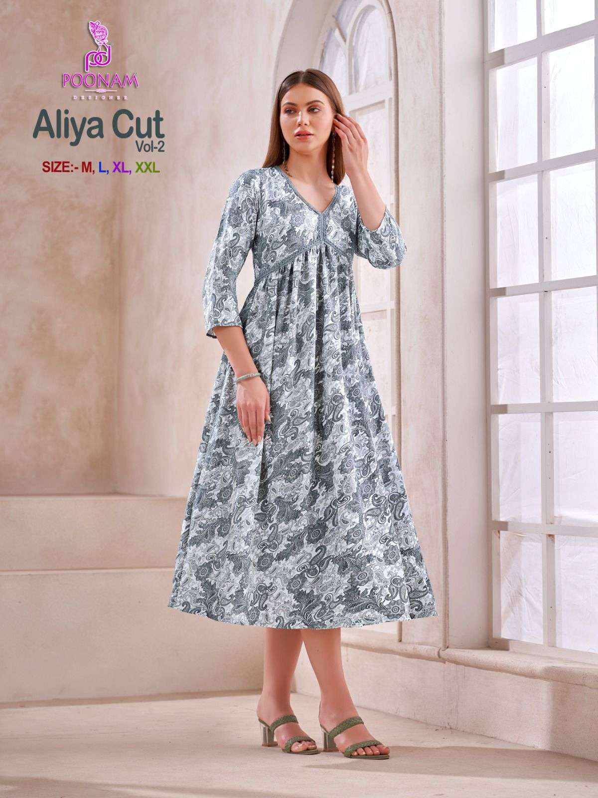 Double layered A-line dress - ALOFI - Women Designer Dresses